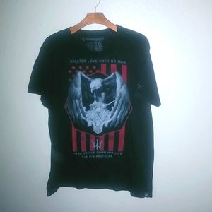 Forged 3XL Mens Military No Greater Love Shirt